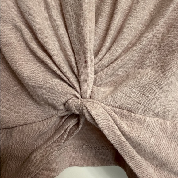 American Eagle Tie Front Tee | Soft Casual L - Picture 2 of 5